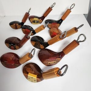 Lot of 10 Vintage Golf Club Head Bottle Openers Nicklaus Hogan Snead